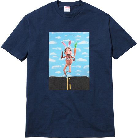 Supreme Mike Hill Bunny Tee- Navy
