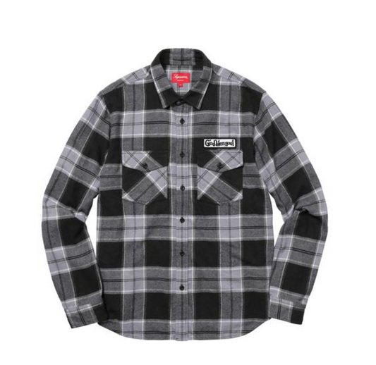 Supreme God bless plaid flannel