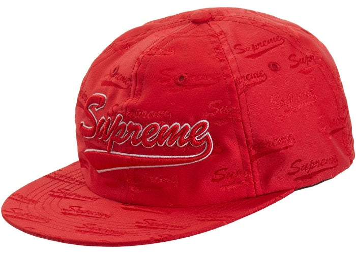 Supreme Jacquard Script 6-Panel- Red