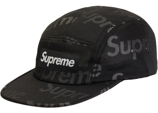 Supreme Lenticular Logo Camp Cap- Black
