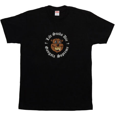 Supreme Life Sucks Die Tee- Black