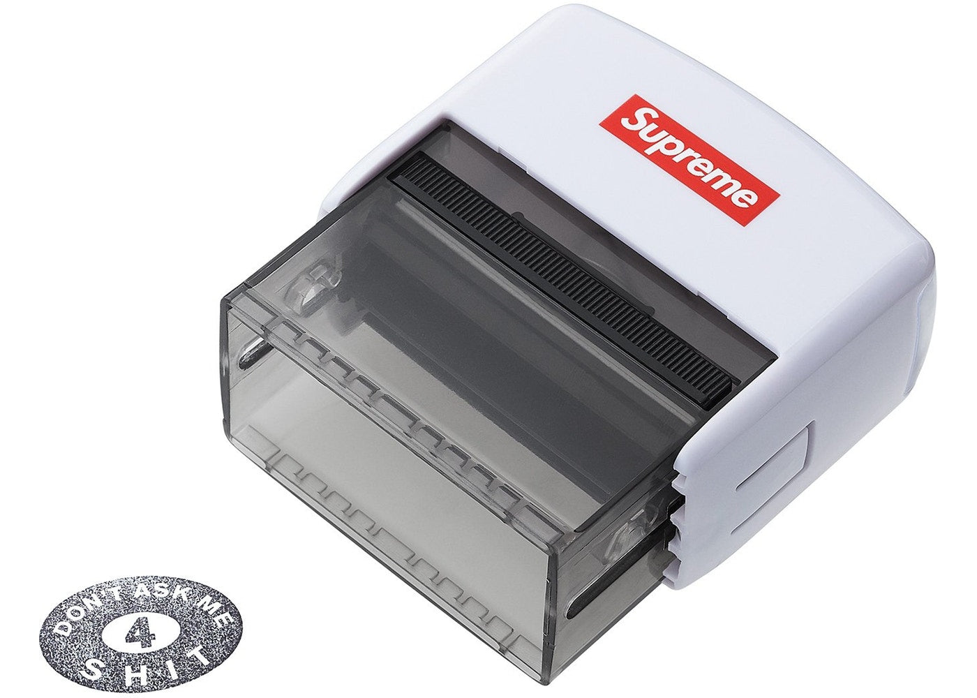 Supreme Dont Ask Me 4 Shit Stamp- White