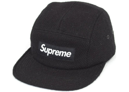 Supreme Featherweight Wool Camp Cap- Black