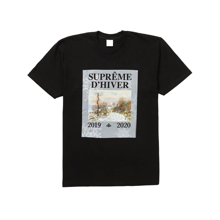 Supreme D'hiver Tee- Black