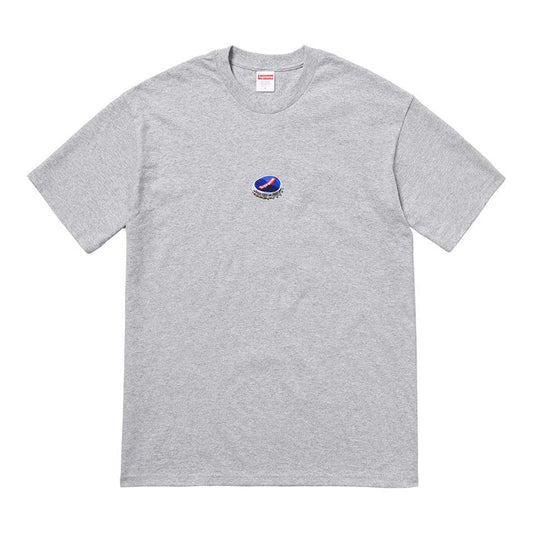 Supreme Bottle Cap Tee- Heather Grey