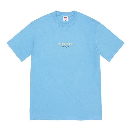 Supreme Classic Logo Tee (SS22)- Light Slate