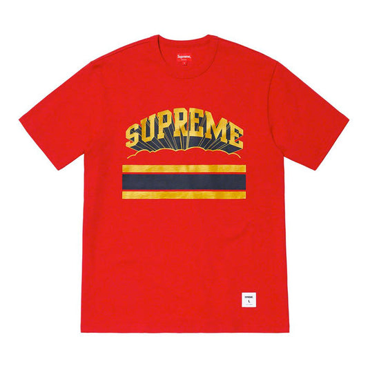 Supreme Cloud Arc Tee- Red