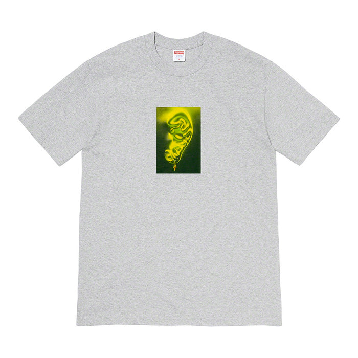 Supreme Ear Tee- Heather Grey