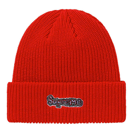 Supreme Gonz Logo Beanie- Red