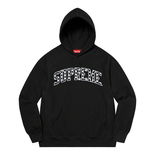 Supreme Hearts Arc Hooded Sweatshirt- Black