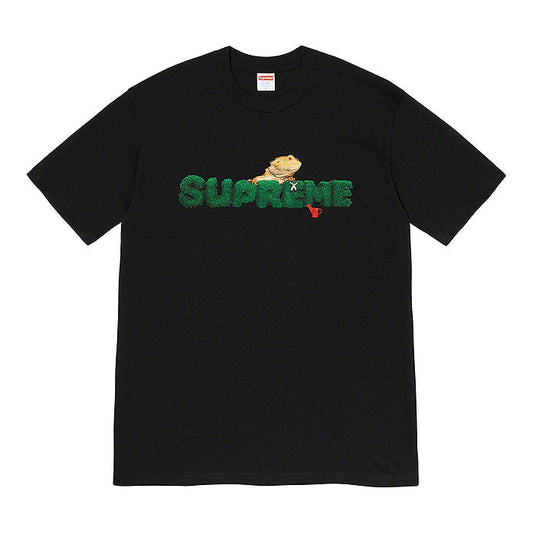 Supreme Lizard Tee- Black