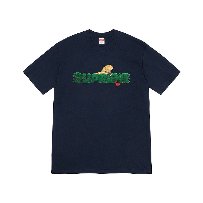 Supreme Lizard Tee- Navy