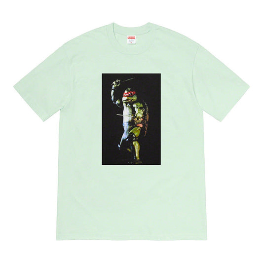 Supreme Raphael Tee- Pale Aqua