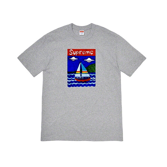 Supreme Sailboat Tee- Grey