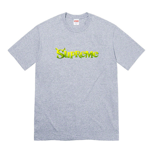 Supreme Shrek Tee- Heather Grey