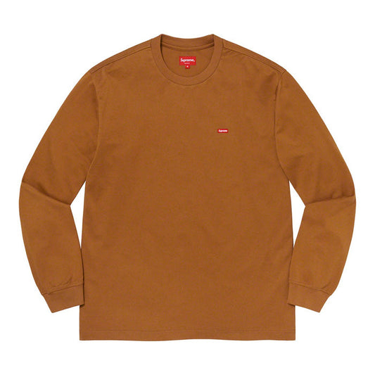 Supreme Small Box L/S Tee (SS21)- Rust