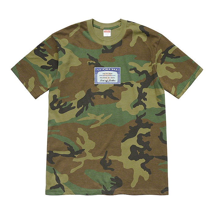 Supreme Social Tee- Woodland Camo