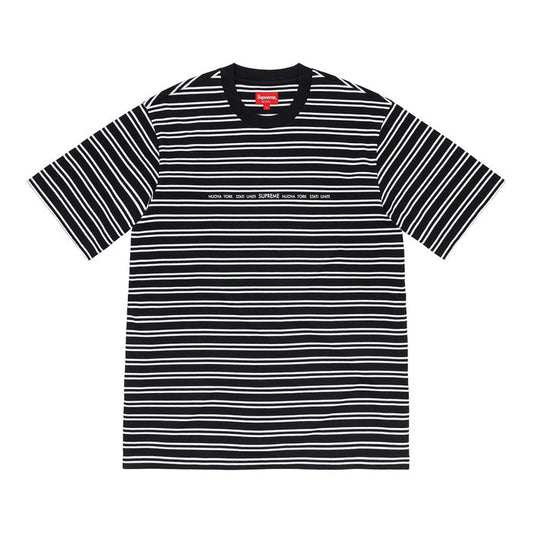 Supreme Stati Uniti Stripe S/S Top- Black
