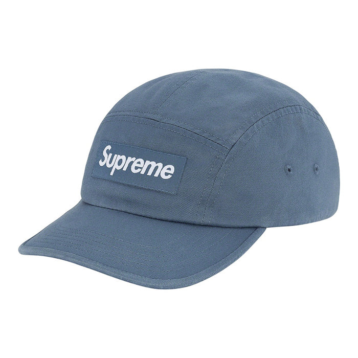 Supreme Washed Chino Twill Camp Cap (FW20)- Slate