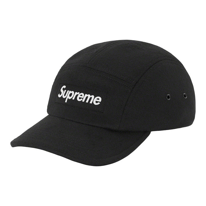 Supreme Wool Camp Cap(FW20)- Black