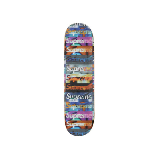 Supreme Distorted Logo Skateboard Deck- Black