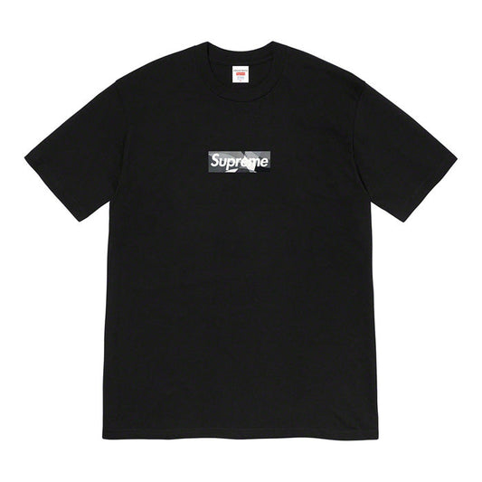 Supreme®/Emilio Pucci® Box Logo Tee- Black/Black