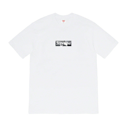 Supreme®/Emilio Pucci® Box Logo Tee- White/Black