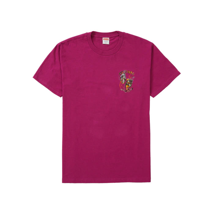 Supreme Laugh Now Tee- Magenta