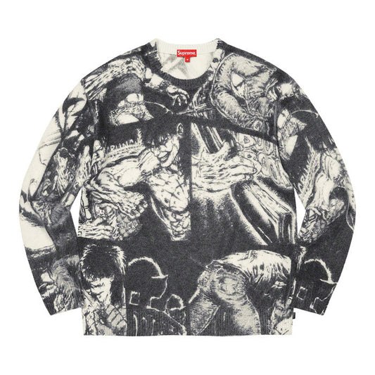 Supreme/The Crow Sweater- White