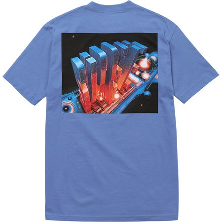 Supreme Skyscraper Tee- Baby Blue