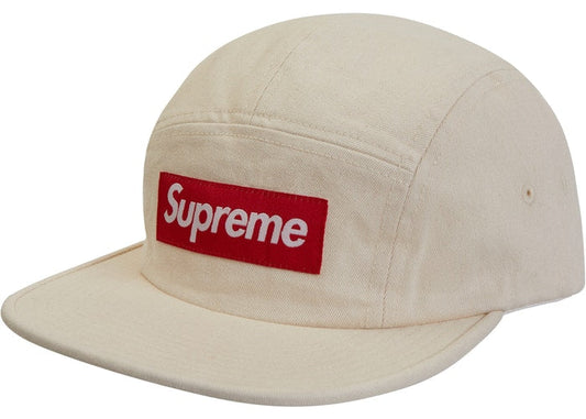 Supreme Washed Chino Twill Camp Cap (SS19)- Natural
