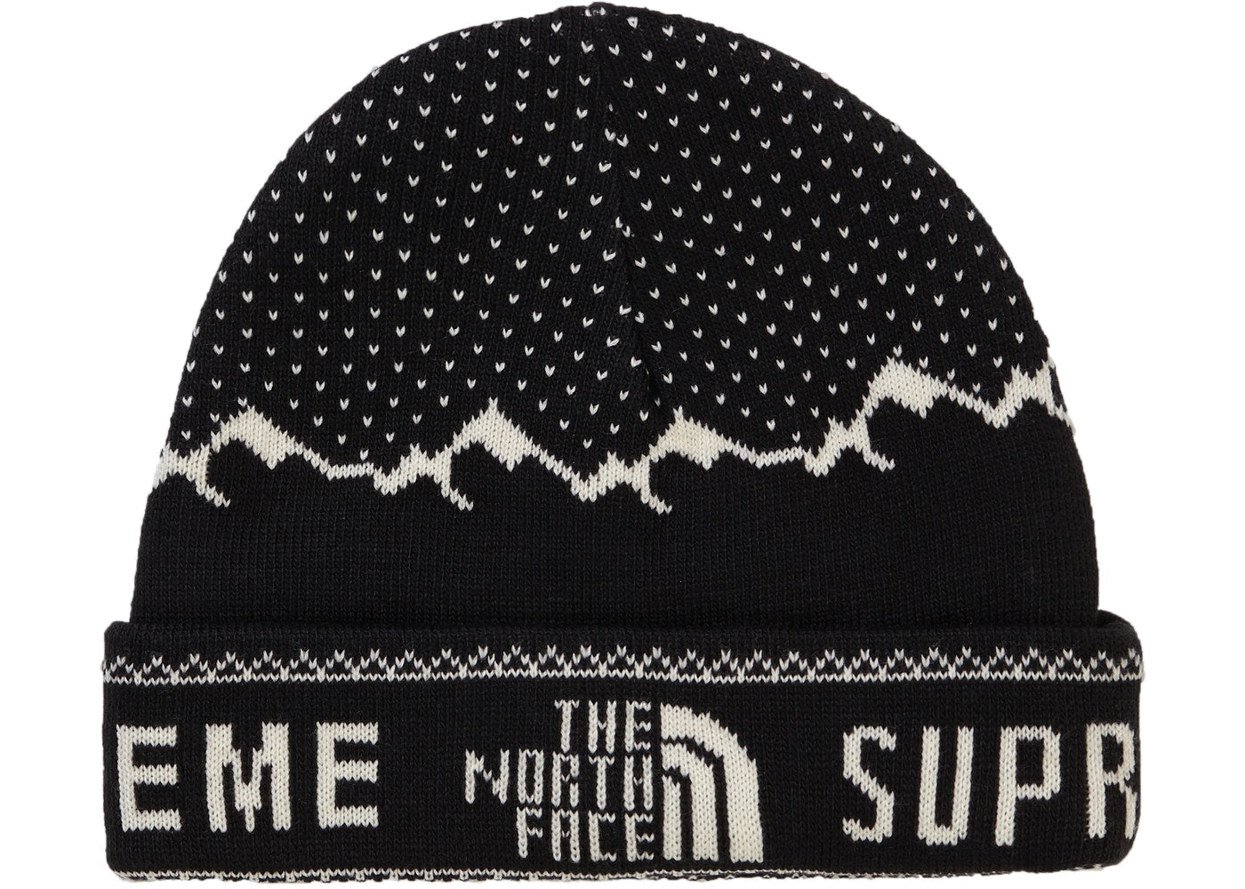 Supreme The North Face Fold Beanie- Black