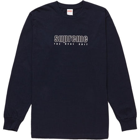 Supreme The Real Shit L/S Tee- Navy