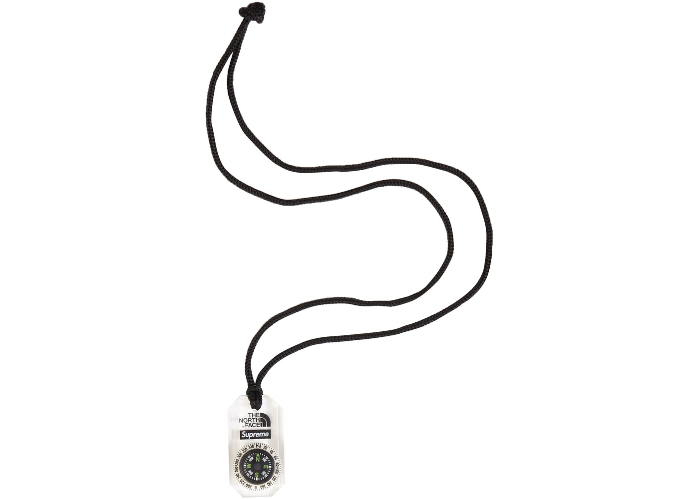 Supreme The North Face Compass Necklace Clear