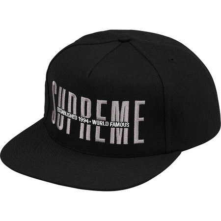 Supreme Global 5-Panel Hat- Black