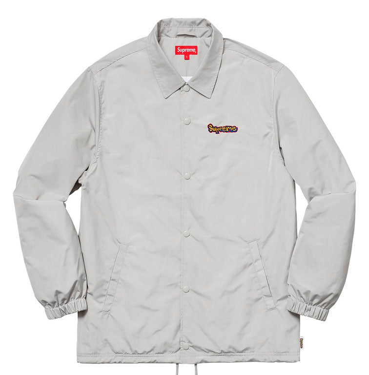 Supreme Gonz Logo Coaches Jacket- Grey