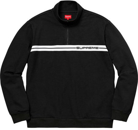 Supreme Half Zip Warm Up- Black