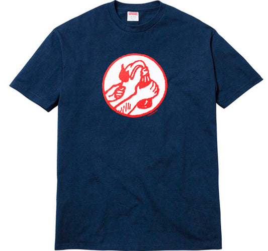 Supreme Molotov Tee- Navy