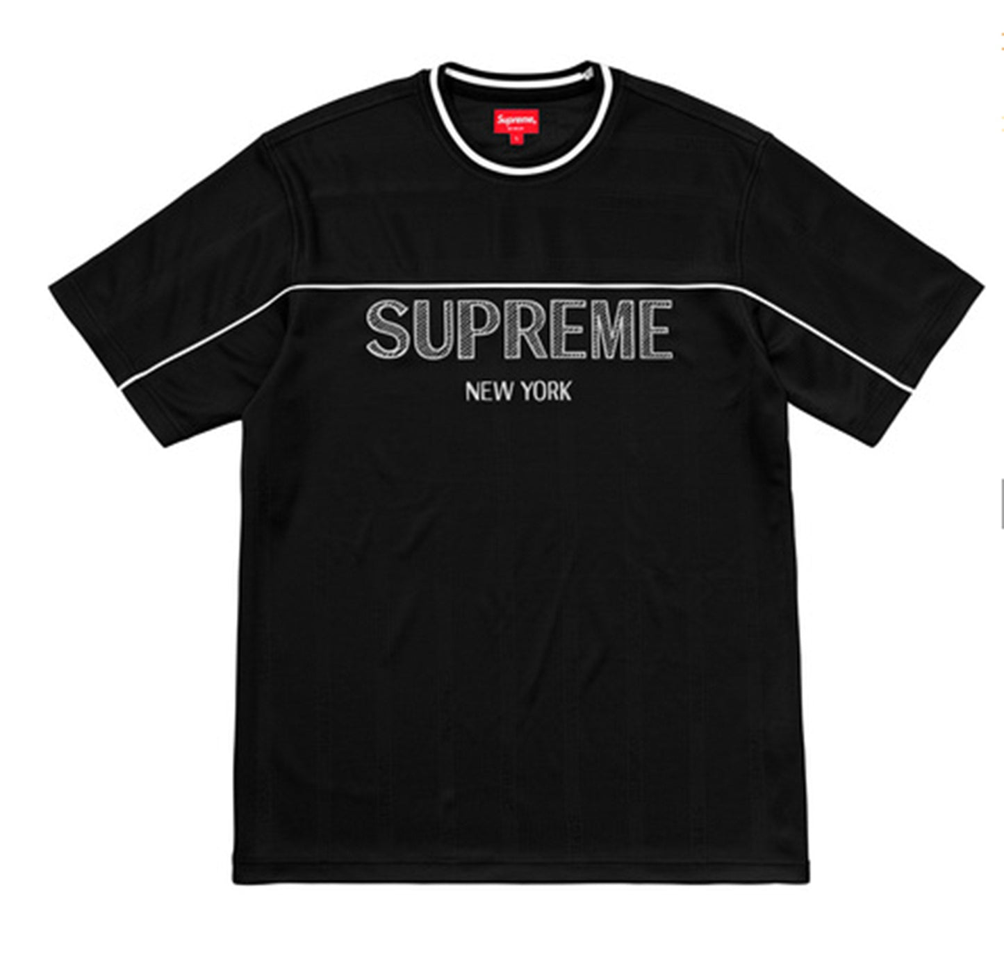Supreme Dazzle Warm Up Top- Black
