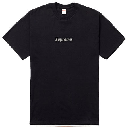 Supreme Swarovski Box Logo Tee- Black